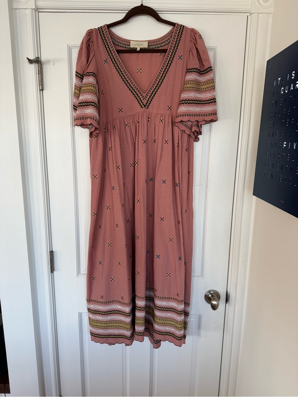 The Great. Women's Pink Dress